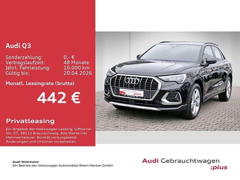Gebraucht Audi Q3 Advanced 150 PS (110 kW) 2025 Mythosschwarz metallic SUV