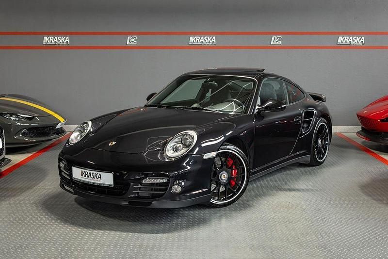 Basaltschwarzmetallic Gebraucht 2013 Porsche 997 Turbo Coupé | 159.950 € - Bild 1/4