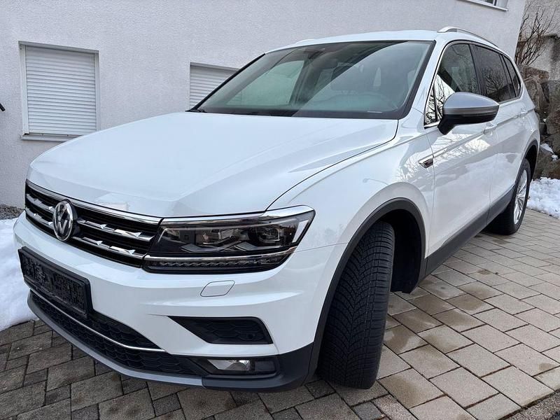 Gebraucht VW Tiguan Allspace Highline 150 PS (110 kW) 2020 Weiß SUV