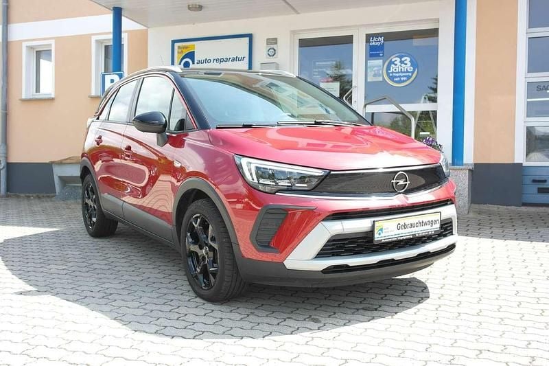 Chili rot/kardio rot Gebraucht 2021 Opel Crossland X GS Line SUV | 17.500 € (Fairer Preis) - Bild 1/4