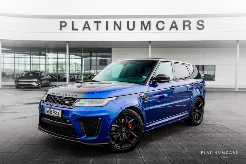 Blau Gebraucht 2018 Land Rover Range Rover Sport SVR SUV | 79.023 € - Bild 1/4