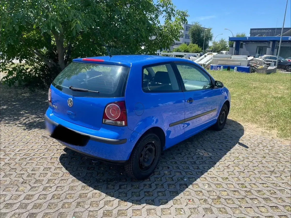 Gebraucht VW Polo Trendline 60 PS (44 kW) 2008 Blau Kleinwagen
