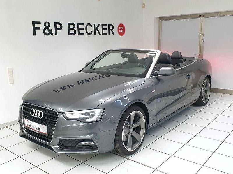 Grau Gebraucht 2014 Audi A5 Cabriolet S-Line Cabrio | 19.490 € (Etwas zu teuer) - Bild 1/4