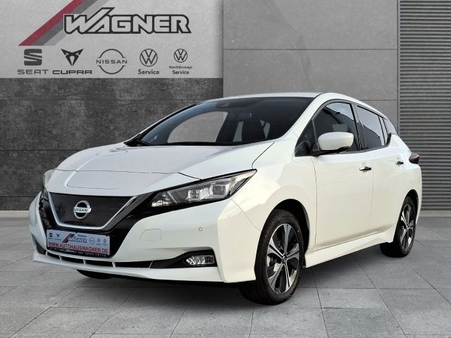 S) (weiss Gebraucht 2021 Nissan Leaf 360º Kleinwagen | 18.990 € (Fairer Preis) - Bild 1/4