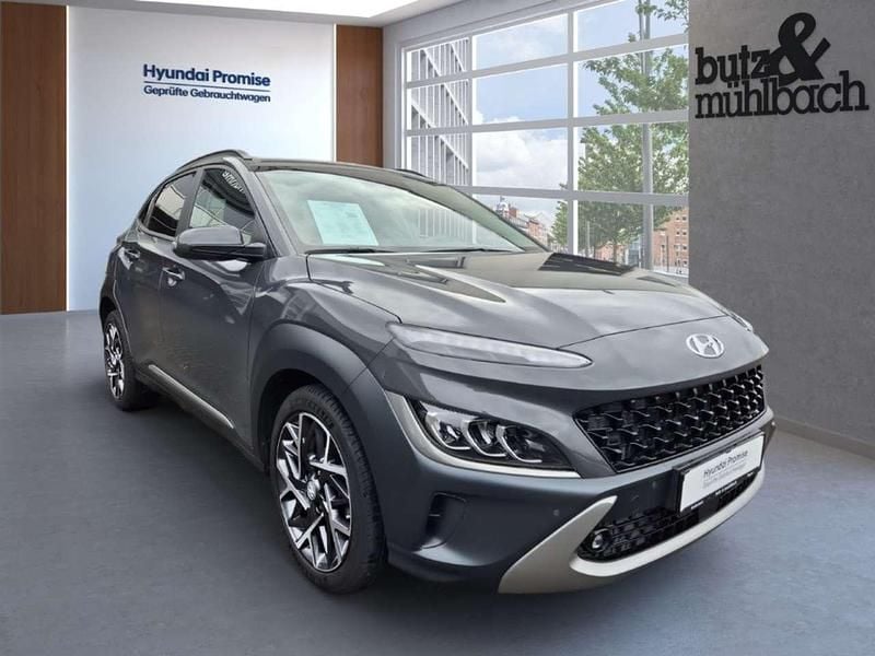 Grau Gebraucht 2023 Hyundai Kona Prime SUV | 25.490 € (Guter Preis) - Bild 1/3