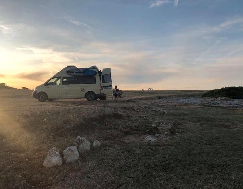 Second-hand VW T5 2008 Bej Van