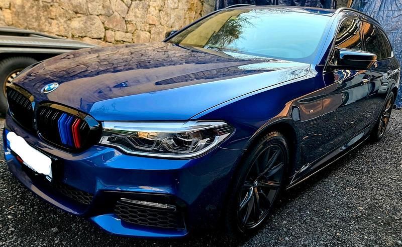 Blau Gebraucht 2025 BMW 530 M Sport Kombi | 26.500 € - Bild 1/4