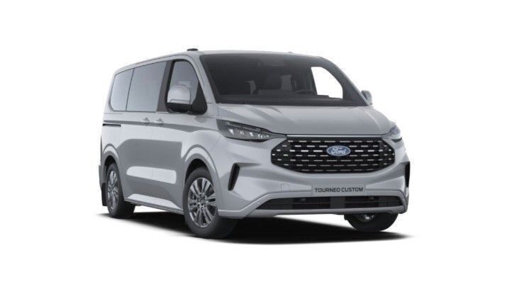 Grau Neu 2025 Ford Tourneo Custom Titanium Van / Kleinbus | 46.900 € (Superpreis) - Bild 1/4