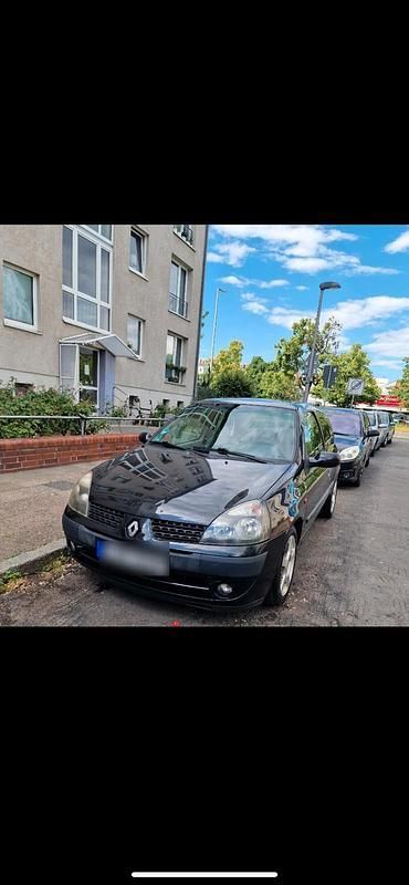Schwarz Gebraucht 2003 Renault Clio II Kleinwagen | 1.200 € (Fairer Preis) - Bild 1/4