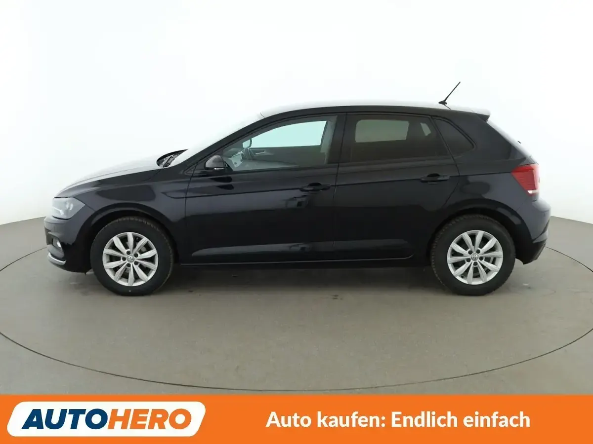 Gebraucht VW Polo Highline 95 PS (69 kW) 2019 Schwarz Kleinwagen