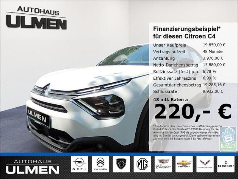 Weiss Gebraucht 2023 Citroën C4 Feel Limousine | 19.850 € (Fairer Preis) - Bild 1/4