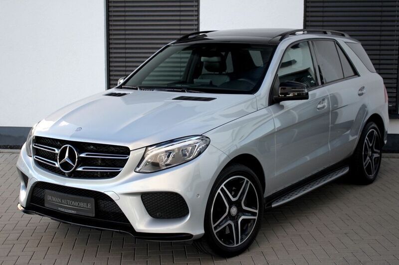 Iridiumsilber metallic Gebraucht 2016 Mercedes GLE500 AMG SUV | 36.900 € - Bild 1/4