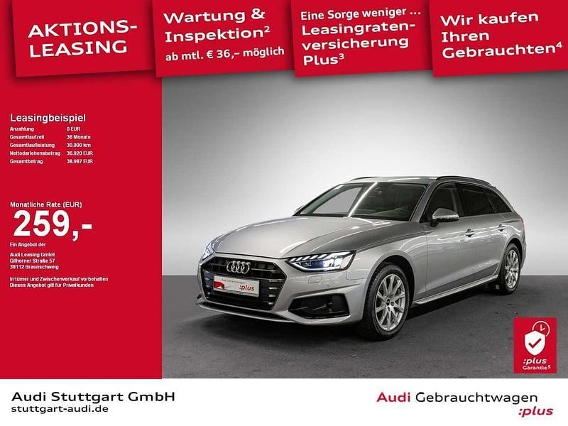 Florettsilber metallic Gebraucht 2024 Audi A4 Advanced Plus Kombi | 42.940 € - Bild 1/2
