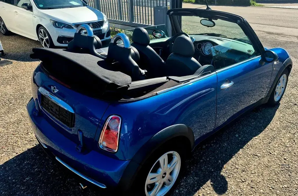 Gebraucht Mini One Cabriolet 90 PS (66 kW) 2007 Blau Cabrio