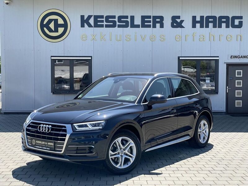 Blau Gebraucht 2018 Audi Q5 Sport SUV | 29.450 € (Fairer Preis) - Bild 1/4