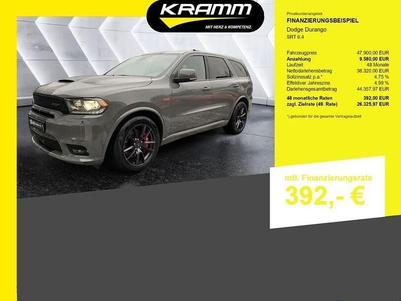 Grau Gebraucht 2020 Dodge Durango SUV | 47.900 € (Teuer) - Bild 1/4