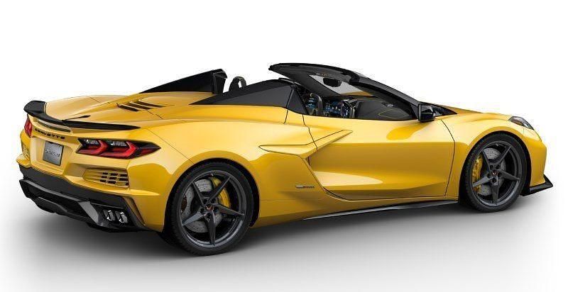 Neu Corvette C8 655 PS (481 kW) 2025 Gelb Cabrio