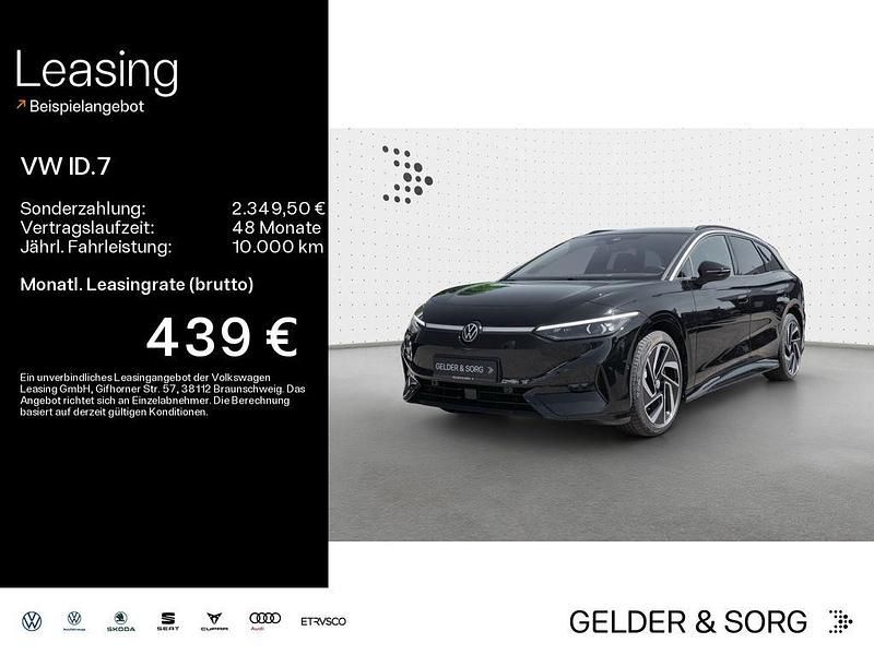 Grenadillschwarz metallic Gebraucht 2024 VW ID.7 Pro Limousine | 46.990 € (Teuer) - Bild 1/4