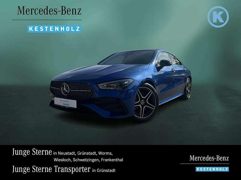 Lack spektralblau Gebraucht 2024 Mercedes CLA200 AMG Coupé | 39.390 € (Etwas zu teuer) - Bild 1/4