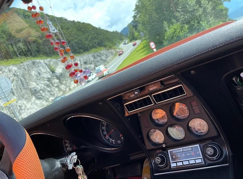 Gebraucht Corvette Stingray 300 PS (220 kW) 1976 Orange Cabrio