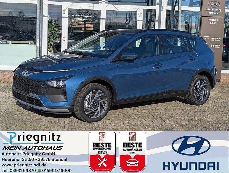 Neu Hyundai Bayon 99 PS (72 kW) 2025 Blau SUV