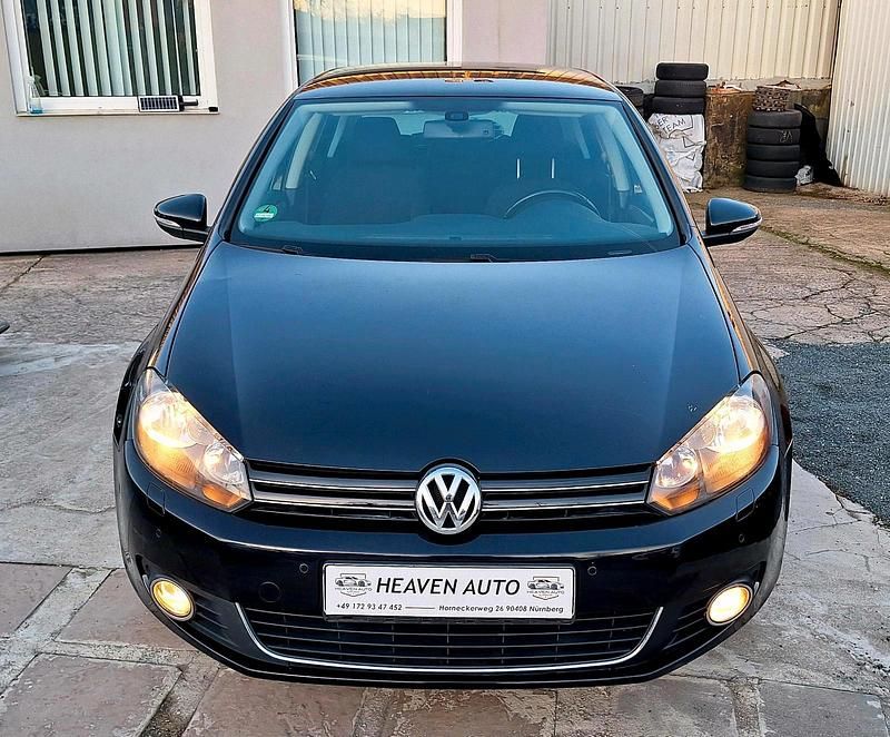 Schwarz Gebraucht 2009 VW Golf VI Highline Kleinwagen | 6.700 € (Guter Preis) - Bild 1/4