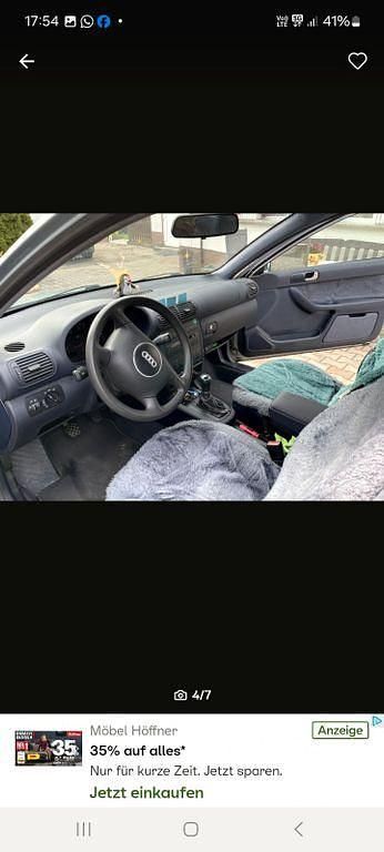 Gebraucht Audi A3 101 PS (74 kW) 2001 Silber Limousine