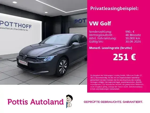 Gebraucht VW Golf VIII Move 110 PS (80 kW) 2024 Limousine