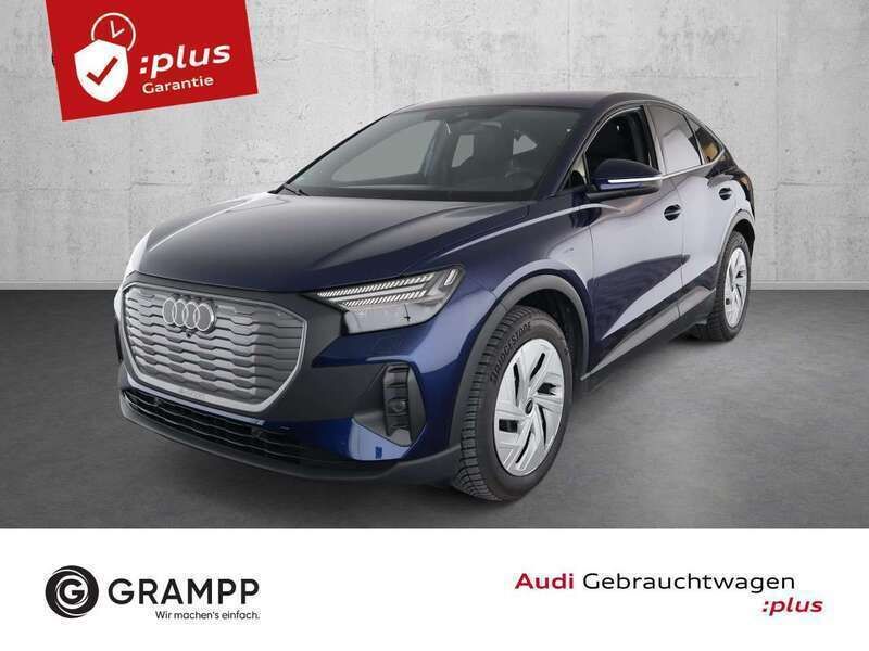 Blau Gebraucht 2024 Audi Q4 e-tron SUV | 45.490 € (Superpreis) - Bild 1/2