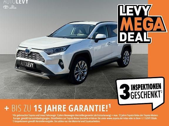 Weiß Gebraucht 2020 Toyota RAV4 Hybrid Lounge SUV | 34.990 € (Fairer Preis) - Bild 1/4