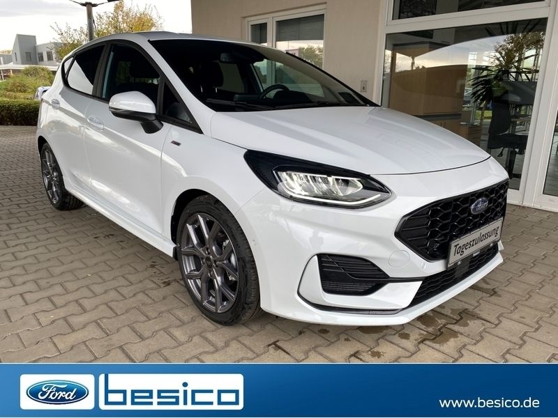 Frostweiß Gebraucht 2023 Ford Fiesta ST-Line Kleinwagen | 24.990 € (Teuer) - Bild 1/4