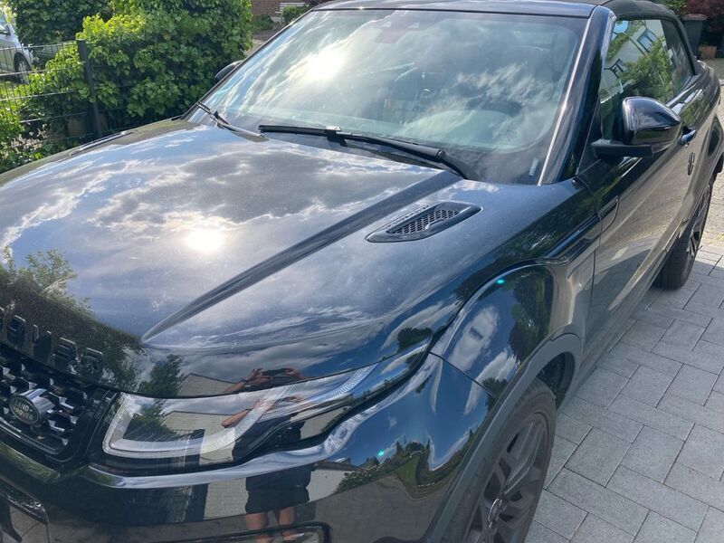 Schwarz Gebraucht 2017 Land Rover Range Rover evoque Cabrio | 32.200 € (Etwas zu teuer) - Bild 1/4