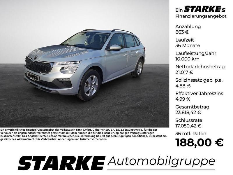 Gebraucht Skoda Kamiq Selection 116 PS (85 kW) 2025 Silber (brilliantsilber metallic) SUV