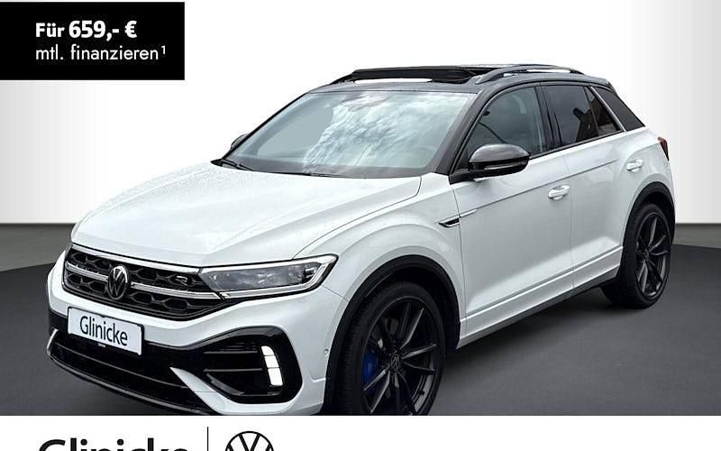 Pure white / schwarz Gebraucht 2025 VW T-Roc R SUV | 49.999 € - Bild 1/3