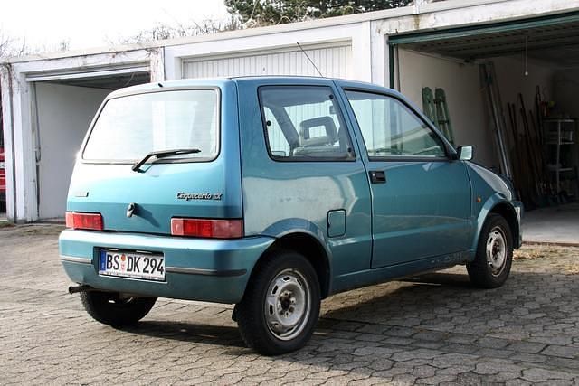 Gebraucht Fiat Cinquecento 39 PS (28 kW) 1997 Blau metallic Kleinwagen