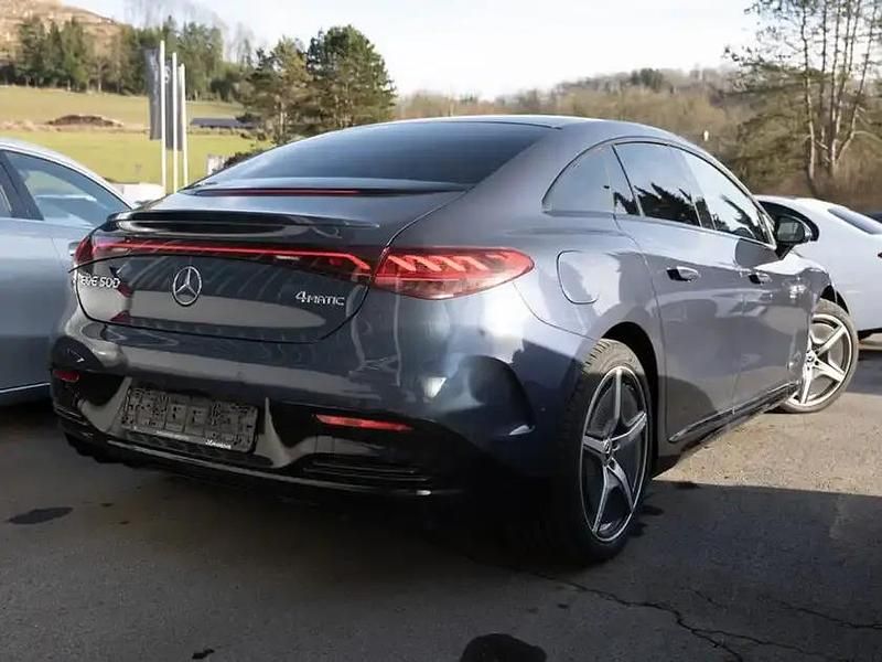 Gebraucht Mercedes EQE500 AMG 300 kW (408 PS) 2023 Metalliclack sodalithblau Limousine