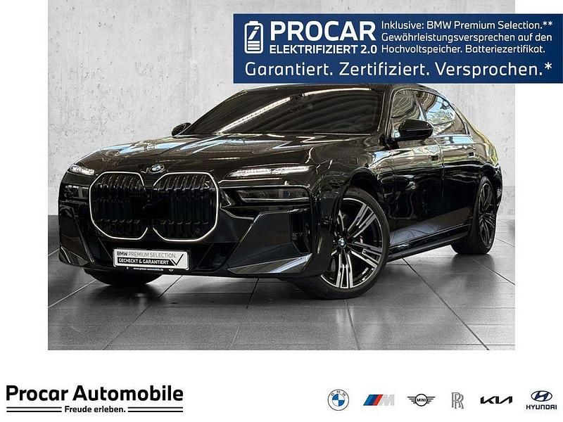 Schwarz Gebraucht 2024 BMW 750e M Sport Limousine | 100.890 € (Fairer Preis) - Bild 1/3