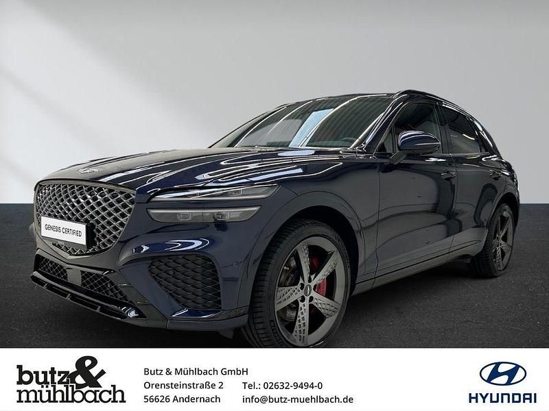 Blau Gebraucht 2024 Genesis GV70 Sport SUV | 57.980 € (Teuer) - Bild 1/3