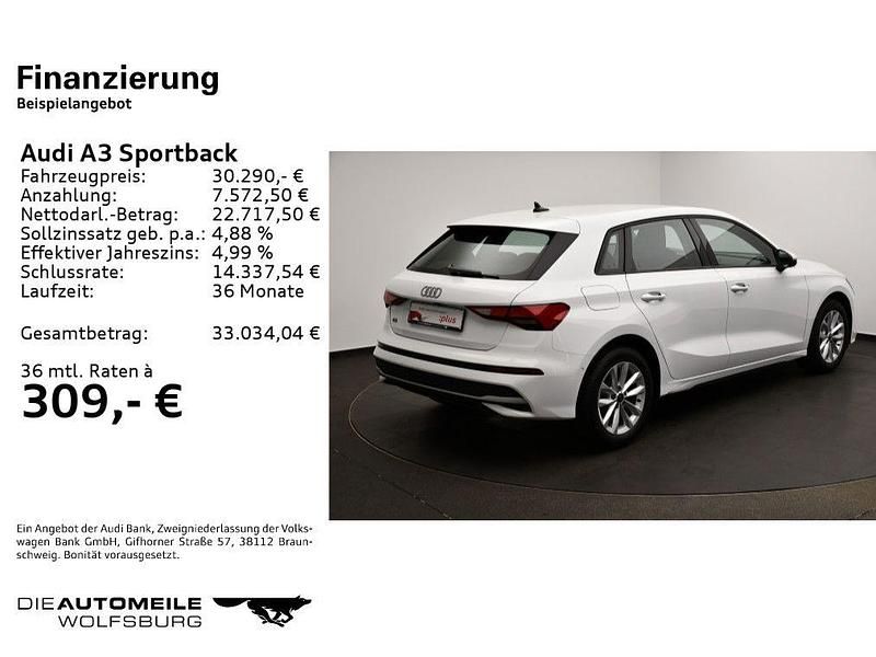 Gebraucht Audi A3 Ambiente 150 PS (110 kW) 2025 Arkonaweiß Limousine