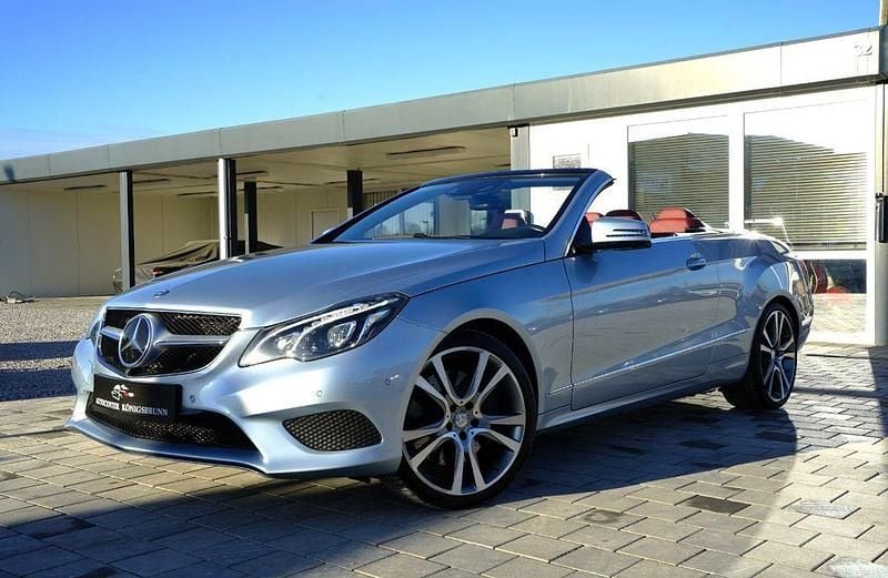 Silber Gebraucht 2015 Mercedes E400 Cabrio | 28.790 € (Teuer) - Bild 1/4