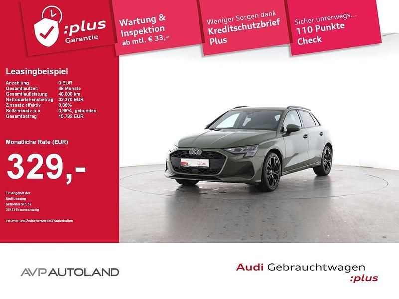 Grün Gebraucht 2024 Audi A3 Sport Limousine | 33.370 € (Guter Preis) - Bild 1/4