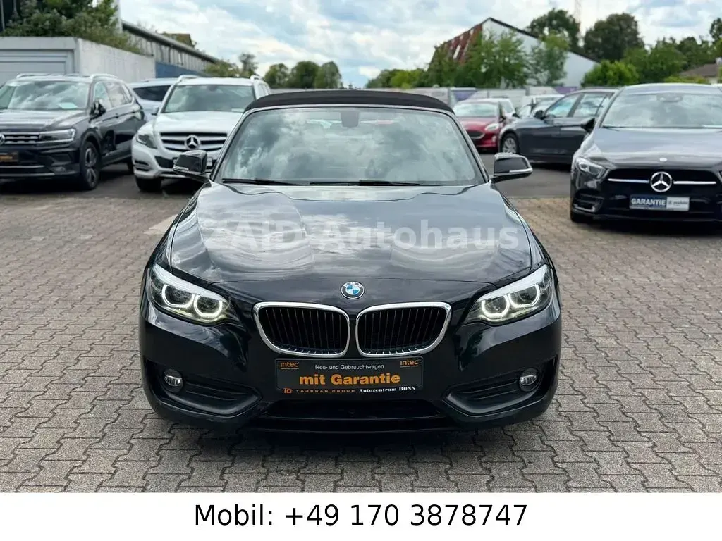 Gebraucht BMW 218 Sport Line 150 PS (110 kW) 2018 Schwarz Cabrio
