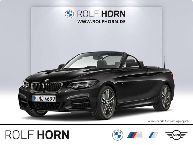 Black sapphire metallic Gebraucht 2019 BMW M240 M Sport Cabrio | 34.940 € (Fairer Preis) - Bild 1/4