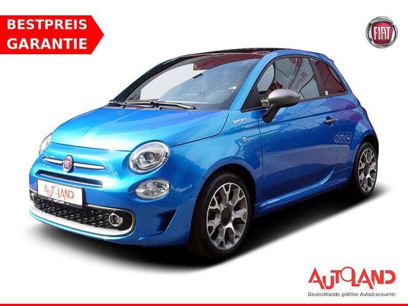 Blau Gebraucht 2021 Fiat 500 Sport Kleinwagen | 12.950 € (Fairer Preis) - Bild 1/4