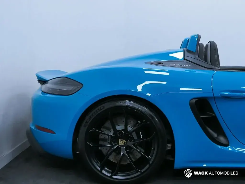 Gebraucht Porsche 718 Spyder 420 PS (308 kW) 2019 Blau Cabrio