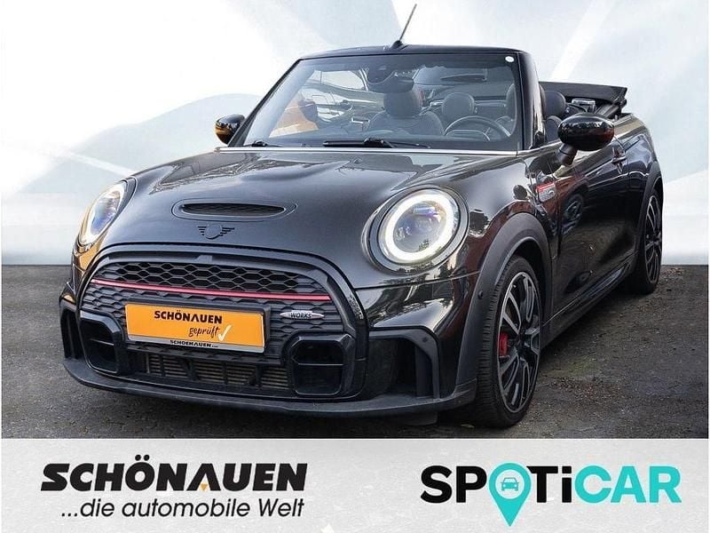 Schwarz Gebraucht 2021 Mini John Cooper Works Cabriolet Cabrio | 28.990 € (Fairer Preis) - Bild 1/4