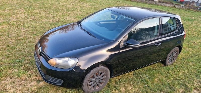 Gebraucht VW Golf VI Trendline 80 PS (58 kW) 2010 Schwarz Kleinwagen