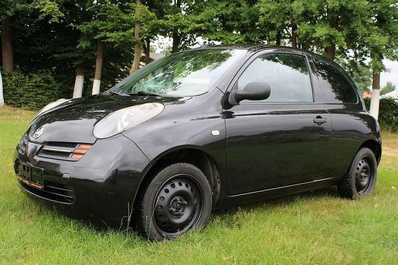 Schwarz Gebraucht 2004 Nissan Micra Visia Kleinwagen | 350 € (Superpreis) - Bild 1/4