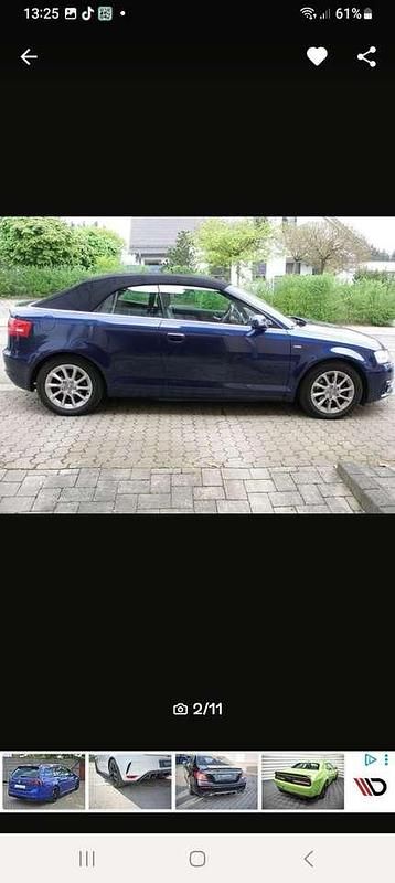 Gebraucht Audi A3 Cabriolet S-Line 160 PS (117 kW) 2010 Cabrio