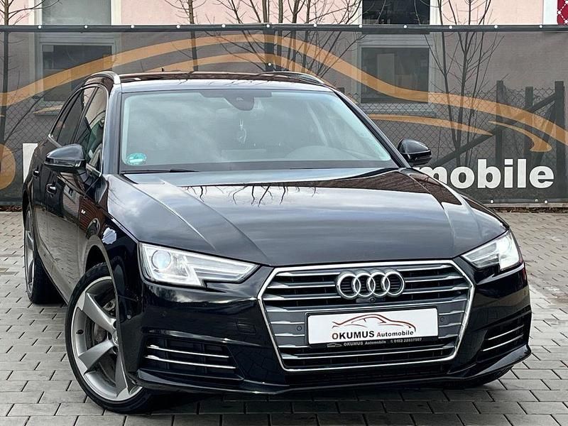 Schwarz Gebraucht 2017 Audi A4 S-Line Kombi | 11.490 € (Guter Preis) - Bild 1/4